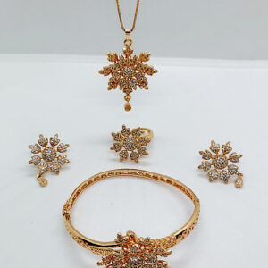 Aurora Flake Pendant Set