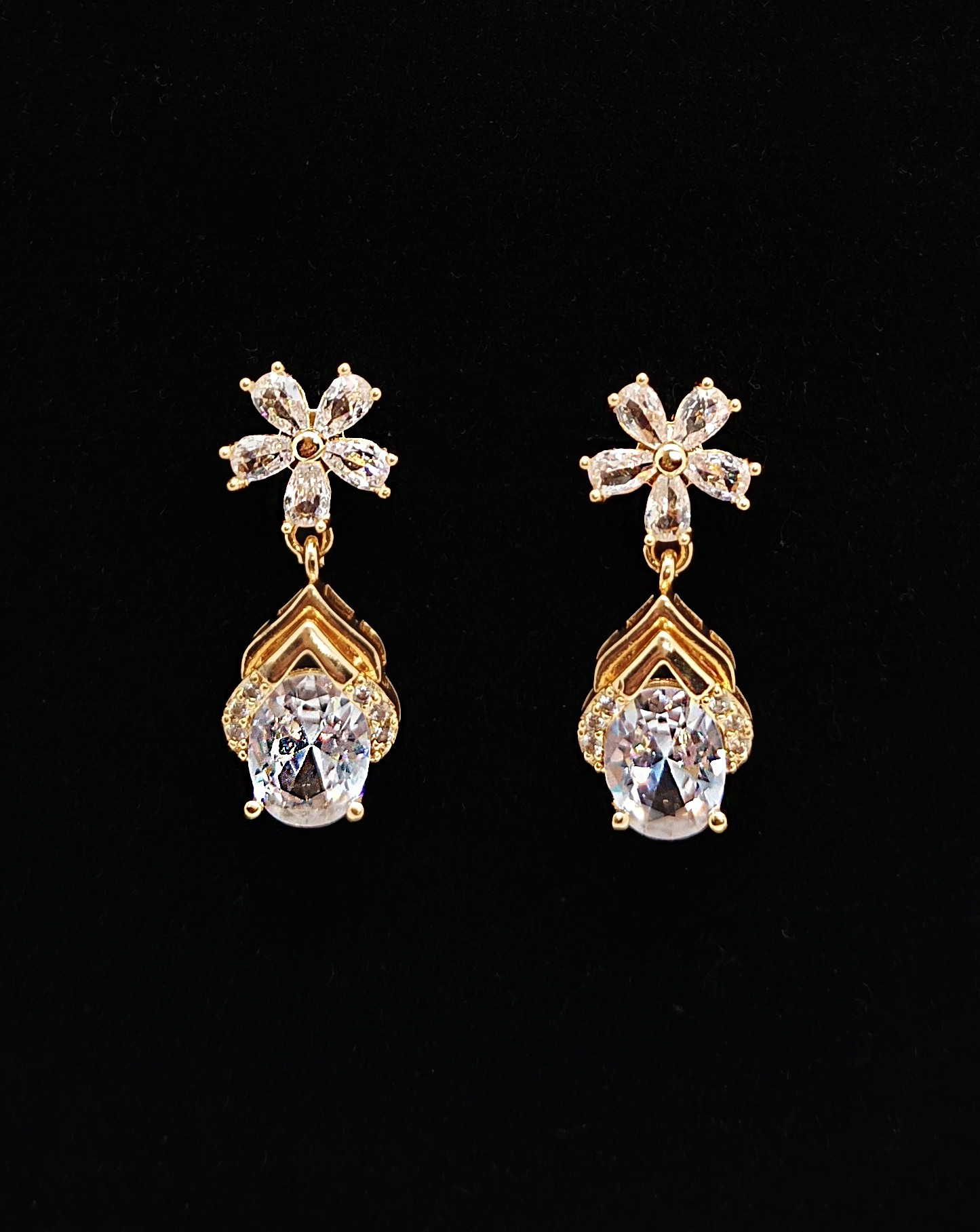 Golden Blossom Earrings