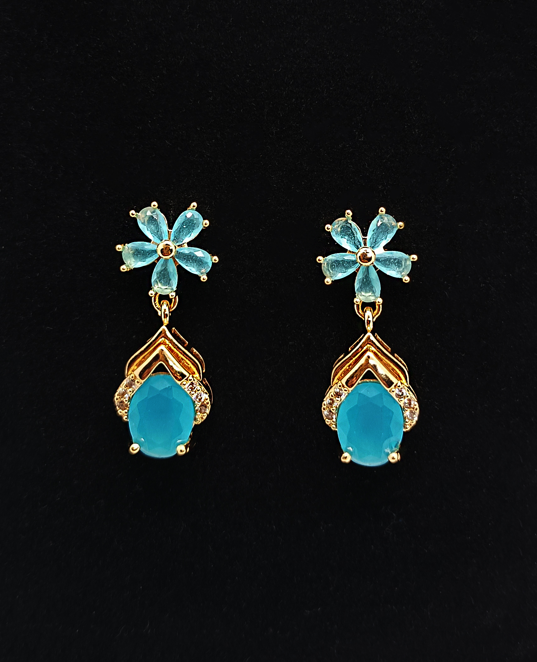 Golden Blossom Earrings - Image 2