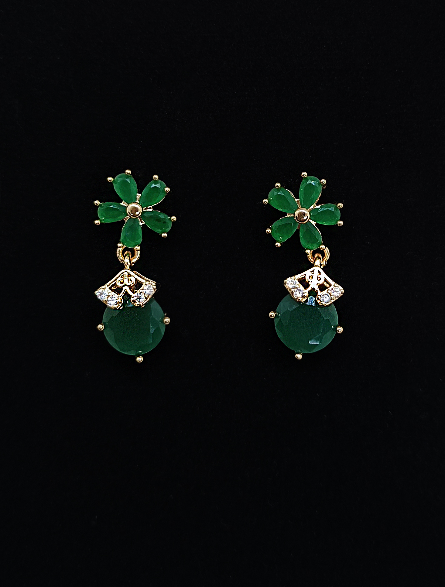 Crystal Bloom Earrings - Image 7