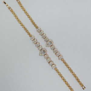 Regal Sparkle Gold Bracelet