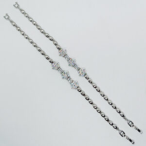 Silver Star Cluster Bracelet